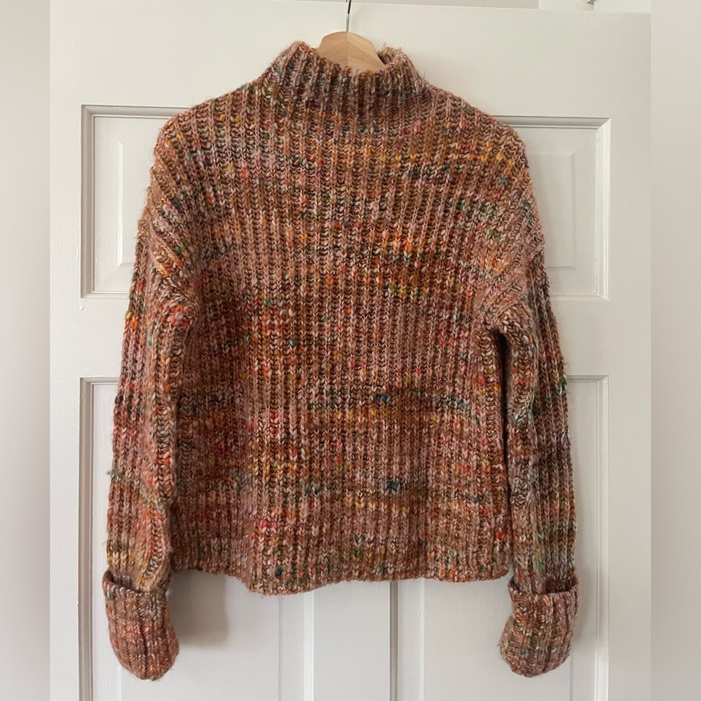 Madewell Multi-color Mock Neck Sweater